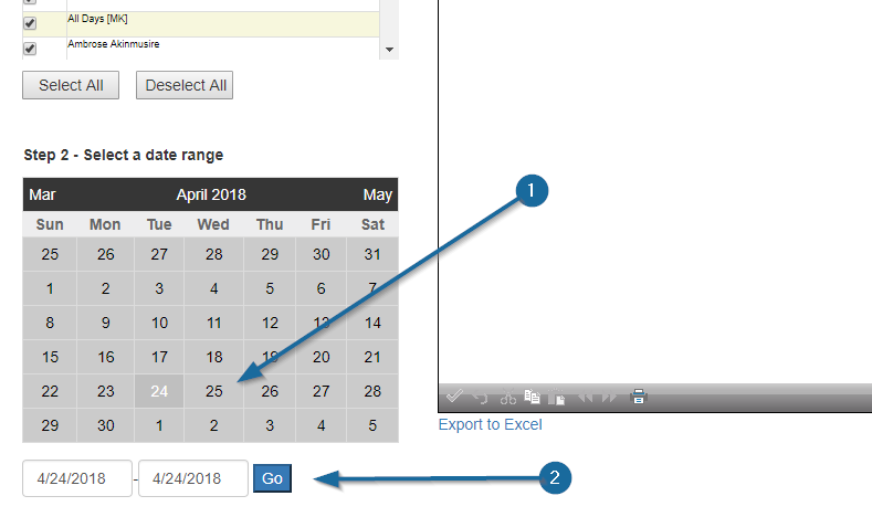 Outbound/Ascent: How to View the Master Calendar from the Activity Console