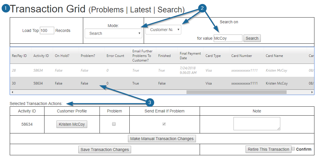 Outbound/Ascent: Recurring Payments - How to Make Manual Transaction ...