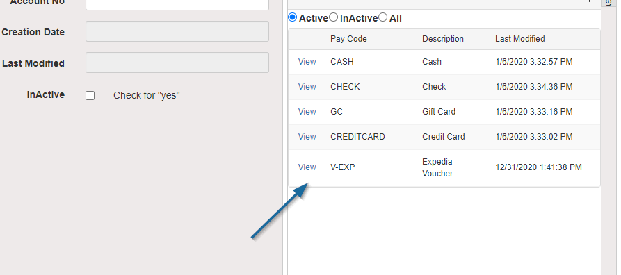 Ascent: How to Add Point of Sale Pay Codes